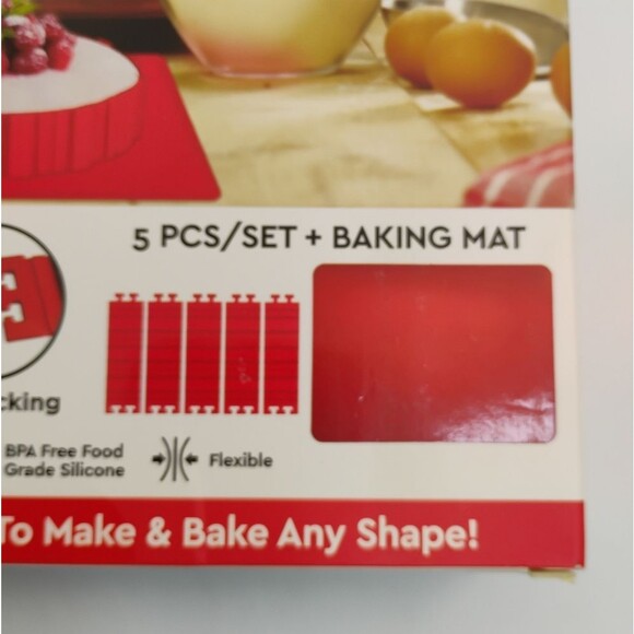 Shake N Bake Custom Mold Silicone Baking Mat and Baking Accessories Tool NWT - Picture 13 of 16